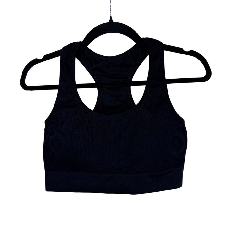 AMRIY Seamless Sports Bra - Black- Size XL - Wireless Comfort Bralette